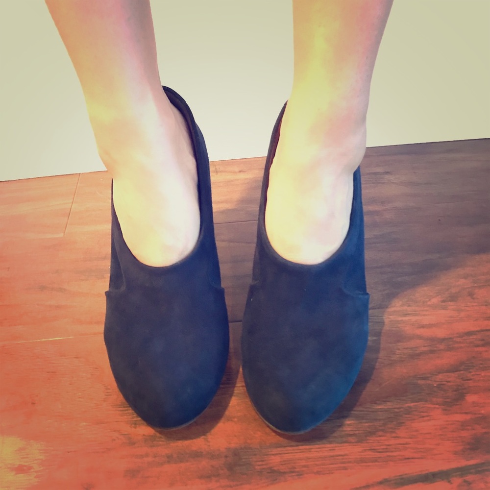 Coclico Blue Suede Heels